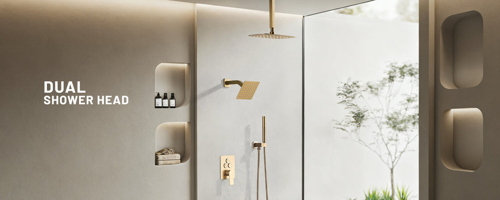 Bathroom Design Trends in 2025: The Rise of the Dual Shower Head