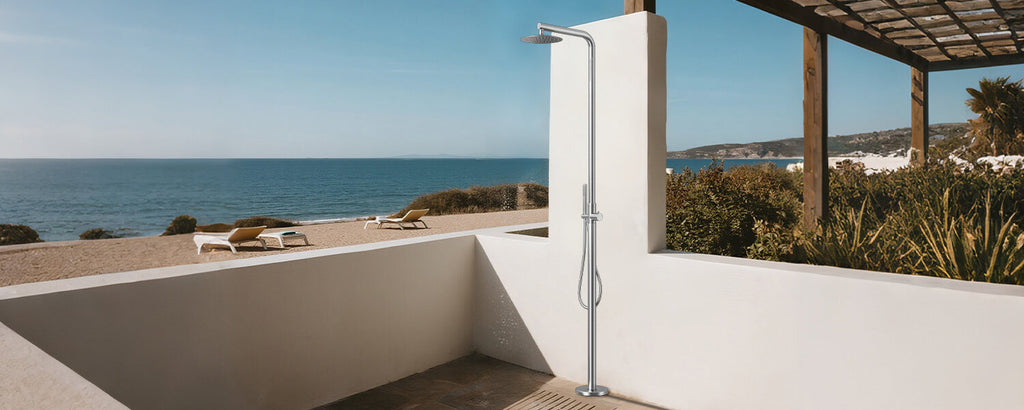 How to Protect a Beach House Outdoor Shower from Salt & Corrosion
