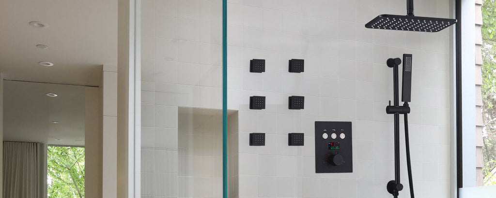 Experience Ultimate Comfort with a Thermostatic Shower System with Body Jets