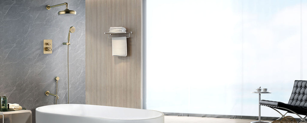 Industrial Plumbing Shower Systems: Create Vintage Bathroom Style