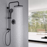 Shower System with Shower Head Hand Shower Slide Bar and Hose