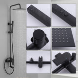 Rainfall Shower System with 3-Function and Dual Handheld Spray