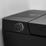 Smart Toilet with Heated Seat, Auto Flushing, Bidet Spray, and Hands-Free Lid