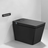 Smart Toilet with Heated Seat, Auto Flushing, Bidet Spray, and Hands-Free Lid