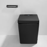 Smart Toilet with Heated Seat, Auto Flushing, Bidet Spray, and Hands-Free Lid