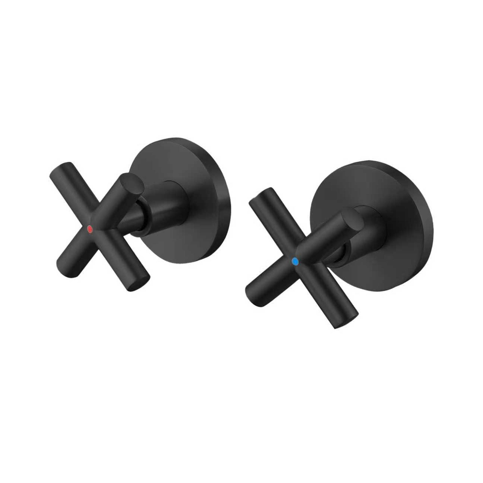 Wall Mount Bathroom Faucet Handle Replacement Kit with Ceramic Cartridge