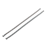 Stainless Steel Braided Supply Hose for Freestanding Outdoor Shower (Pair) Hot & Cold