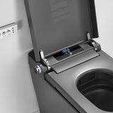 Smart Toilet with Heated Seat, Auto Flushing, Bidet Spray, and Hands-Free Lid