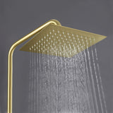 Rainfall Shower System with 3-Function and Dual Handheld Spray