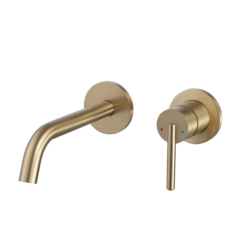 Single-Handle Brass Basin Mixer Tap for 2-Hole Vanity Sinks