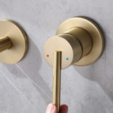 brass handle control hot and cold water