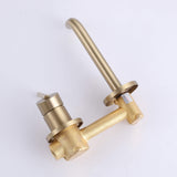 solid brass body of wall mouted faucet