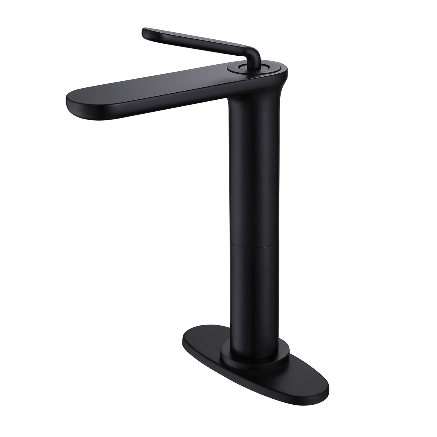 Modern Single-Handle Tall Spout Bathroom Sink Faucet for Vessel Sinks