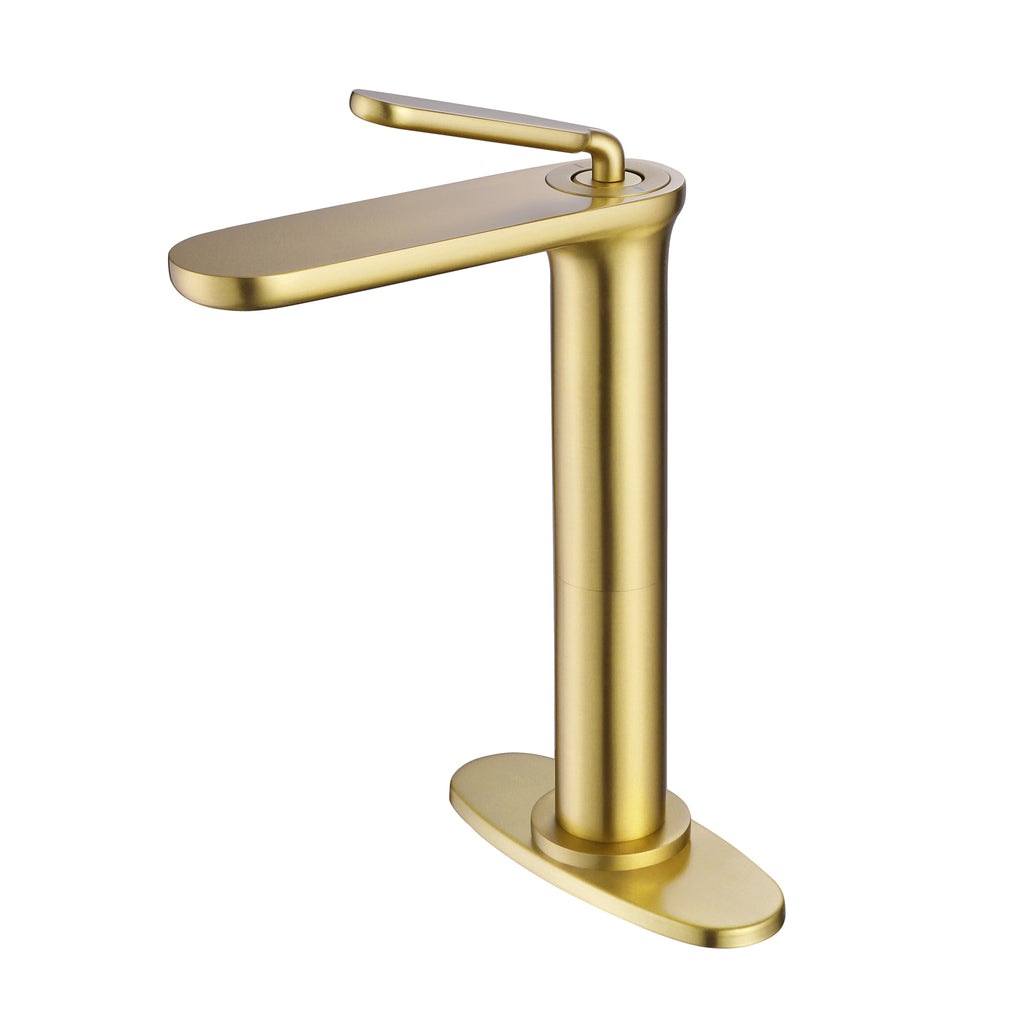 Commercial Vanity Vessel Sink Faucet with Tall Spout