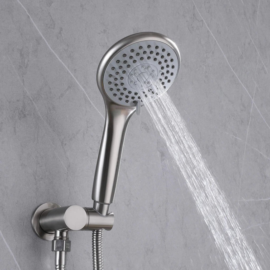 Wall-Mounted Pressure Balance Shower System with Handheld