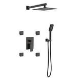 Shower System with Handheld Showerhead and 4-Jet Body Spray