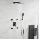 Shower System with Handheld Showerhead and 4-Jet Body Spray
