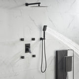 Shower System with Handheld Showerhead and 4-Jet Body Spray