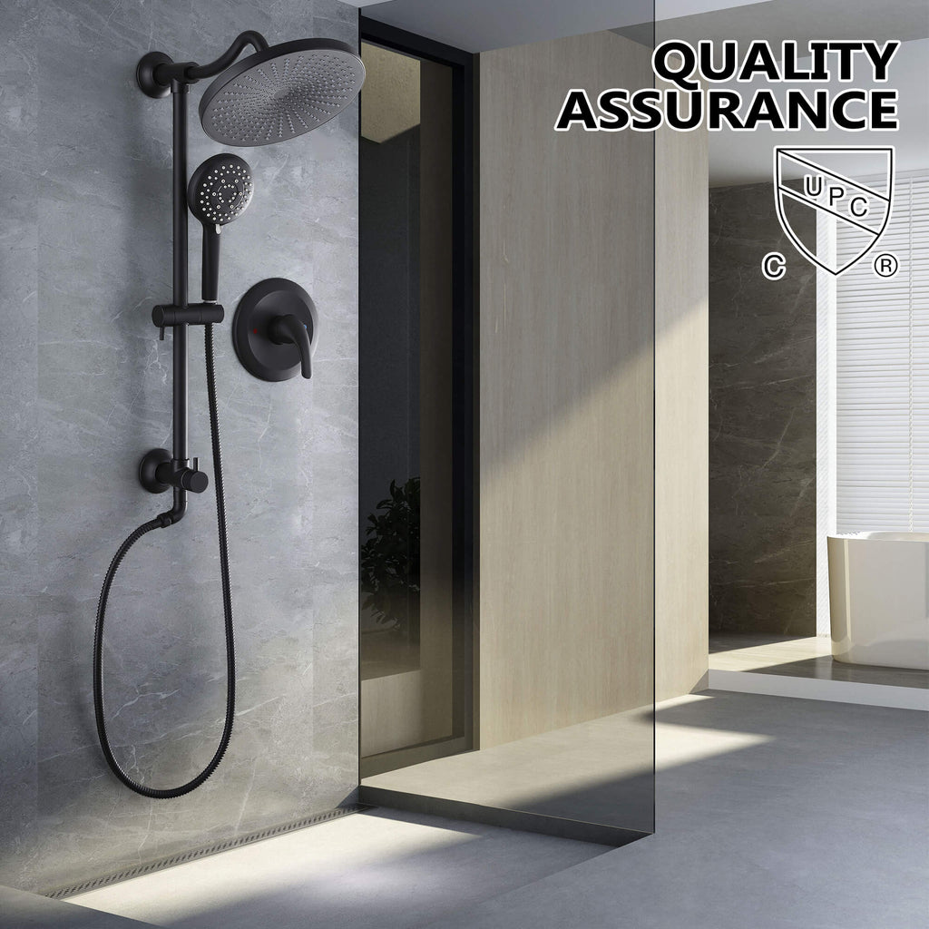 5-Setting Rain Shower Faucet with Handheld