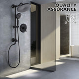 5-Setting Rain Shower Faucet with Handheld