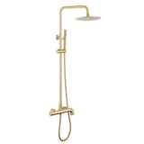 Exposed Complete Shower System with Handheld and Tub Spout