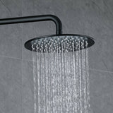 3-Function Rain Shower System with High Pressure Head and Adjustable Handheld Spray