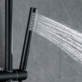 3-Function Rain Shower System with High Pressure Head and Adjustable Handheld Spray