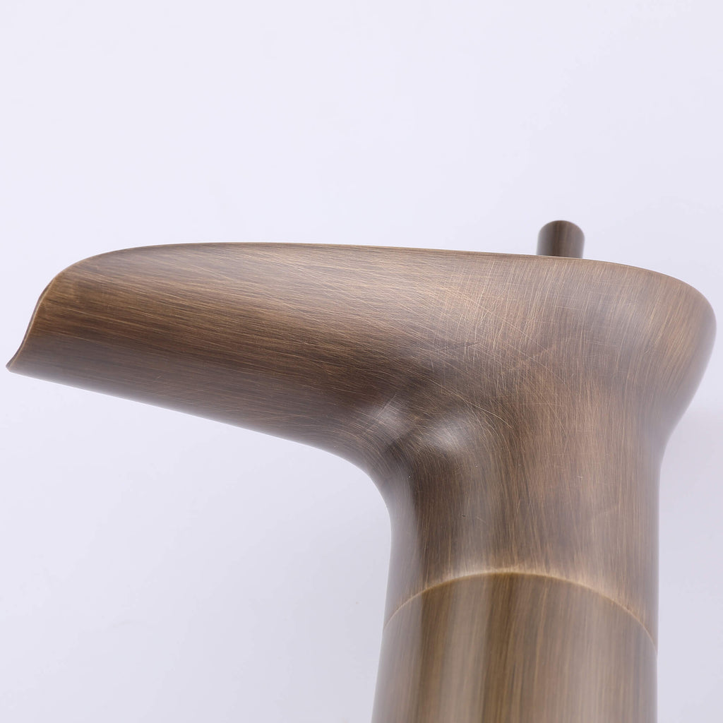 retro vessel sink faucet shown below