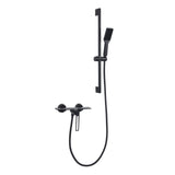 Single Function Shower Faucet with Adjustable Height Handheld Matte Black JK0218