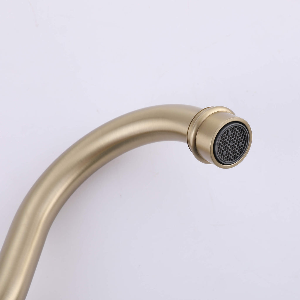 Classic 3-Hole Deck-Mounted Bathroom Sink Faucet with 2 Handles