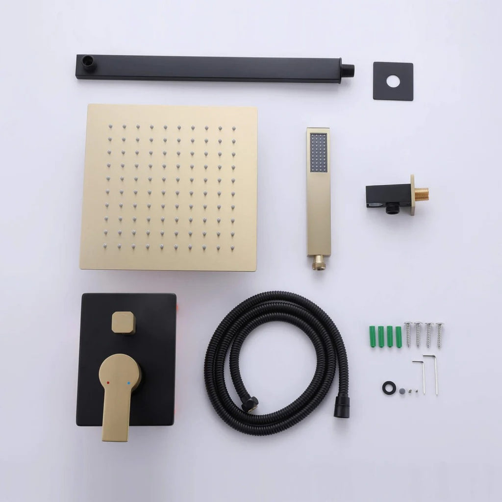 Pressure-Balanced Shower Kit with 10-Inch Rain Head