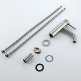Functional Single-Handle Mixer Faucet for Bathroom Basin