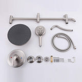 Rain Shower Faucet Set with 5-Setting Handheld