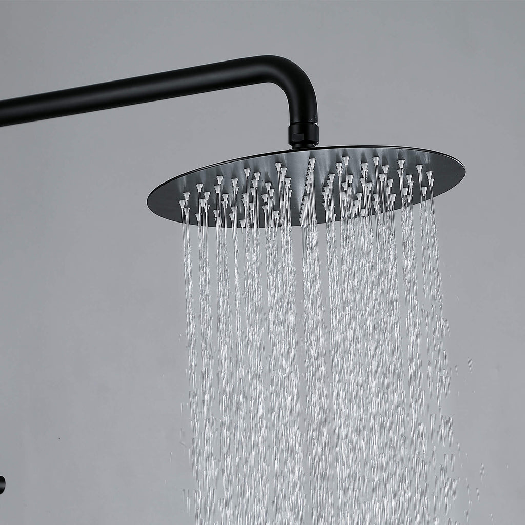 Adjustable 3-Function Shower System with Foldable Tub Spout