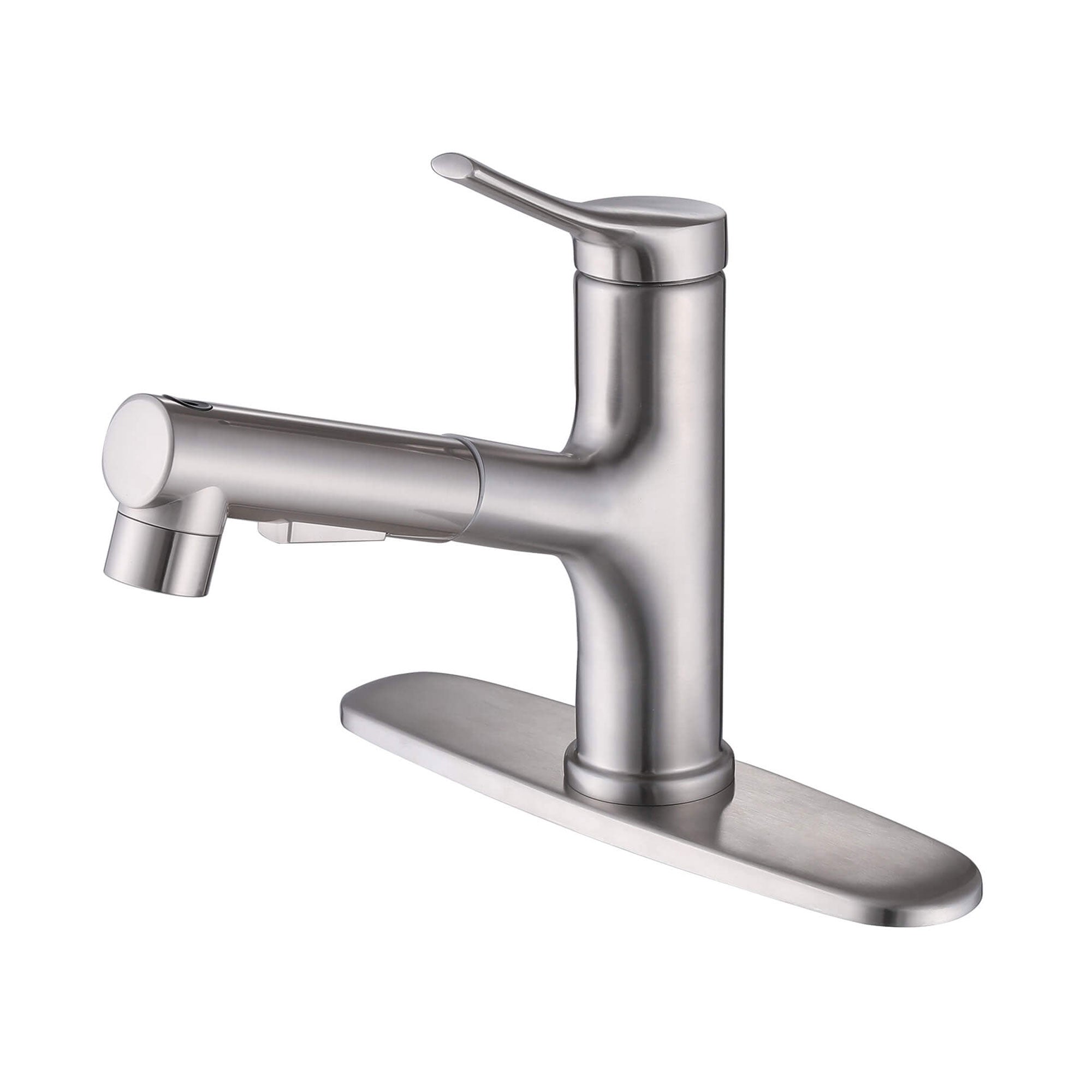 Bathroom Sink Faucet with Pull-Out Spray and Hot & Cold Functionality