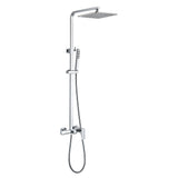 3-Function Shower System with Rainfall Shower Head Handheld Sprayer and Tub Spout Wall-Mounted