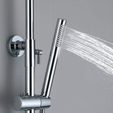 3-Function Rain Shower System with High Pressure Head and Adjustable Handheld Spray