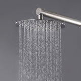 316 Stainless Steel Outdoor Shower with 10-Inch Rain Shower Head and Handheld Sprayer