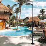 316 Stainless Steel Outdoor Shower with 10-Inch Rain Shower Head and Handheld Sprayer