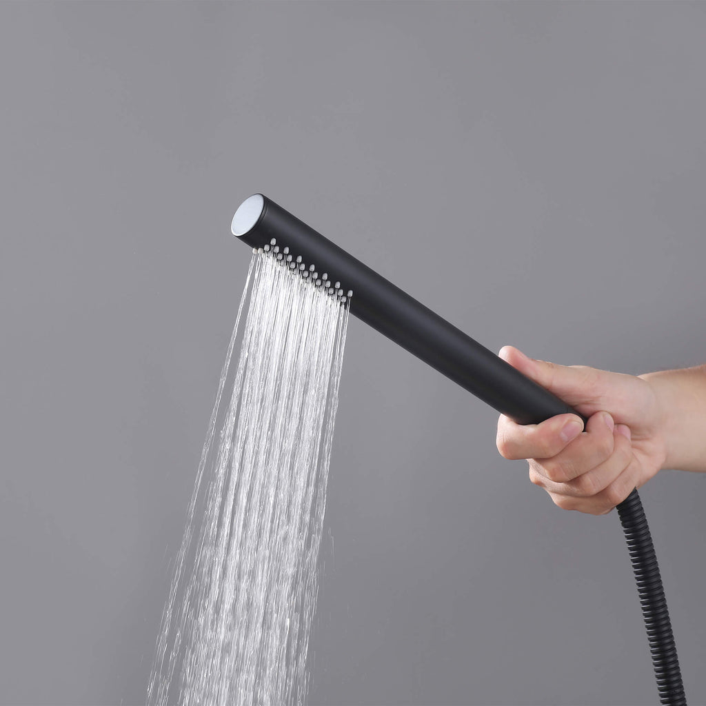 316 Stainless Steel Outdoor Shower with 10-Inch Rain Shower Head and Handheld Sprayer