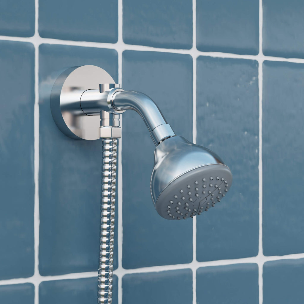 Wall-Mounted High-Pressure Chrome Dual/Combo Shower Head Set