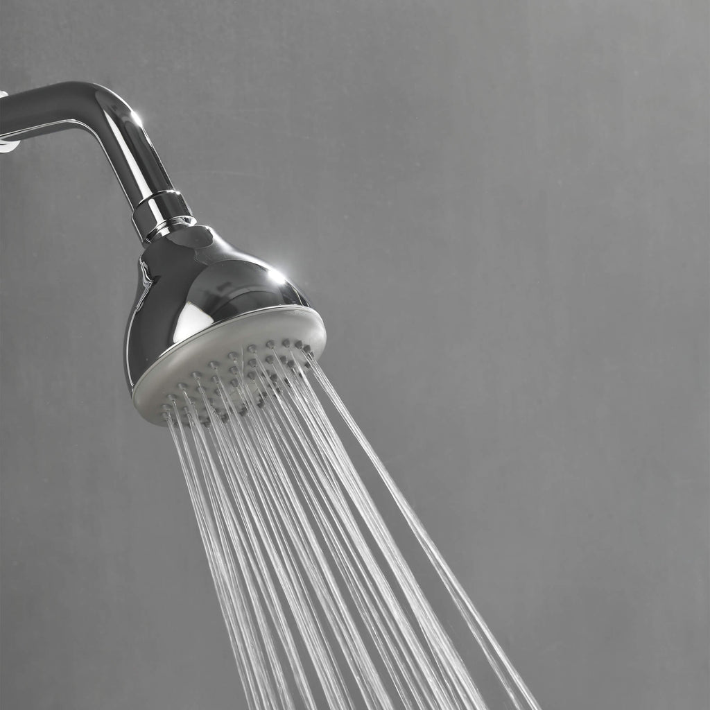 Wall-Mounted High-Pressure Chrome Dual/Combo Shower Head Set