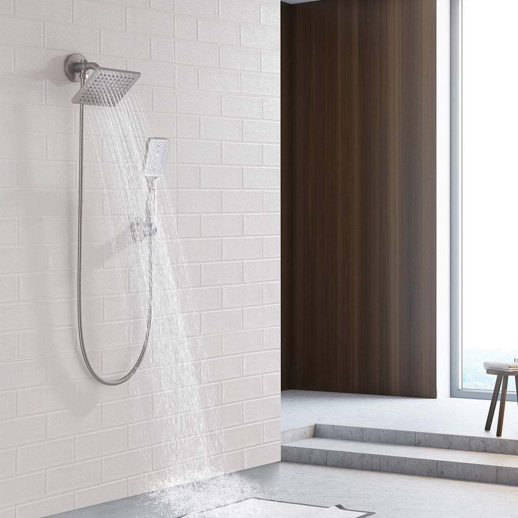 Rain Shower Head and Multi-Function Handheld Combo 304 Stainless Steel