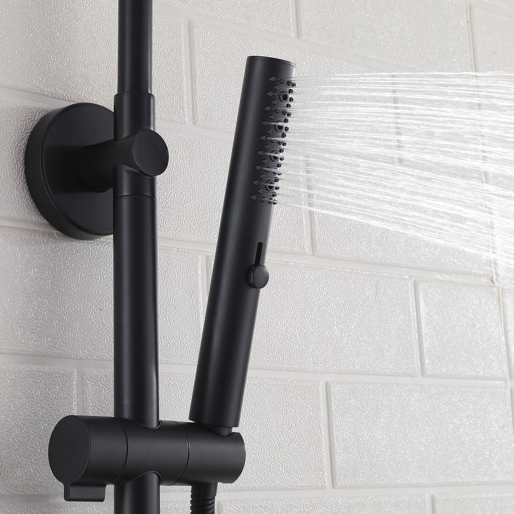 Rainfall Shower System with 3-Function Handheld and Shelf