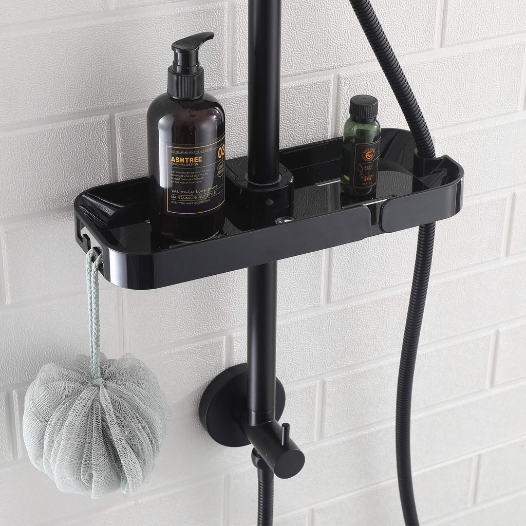 Rainfall Shower System with 3-Function Handheld and Shelf