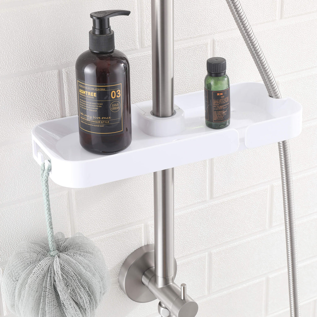 Rainfall Shower System with 3-Function Handheld and Shelf