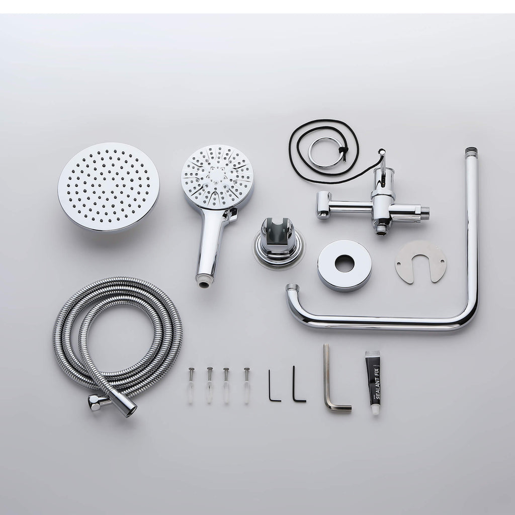 Shower Kit Handheld and Showerhead Combo Quick Retrofit Upgrade for Older Homes