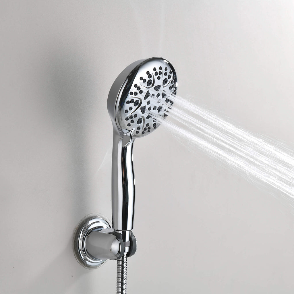 Dual Shower Head Kit with 8-Settings Handheld and Showerhead