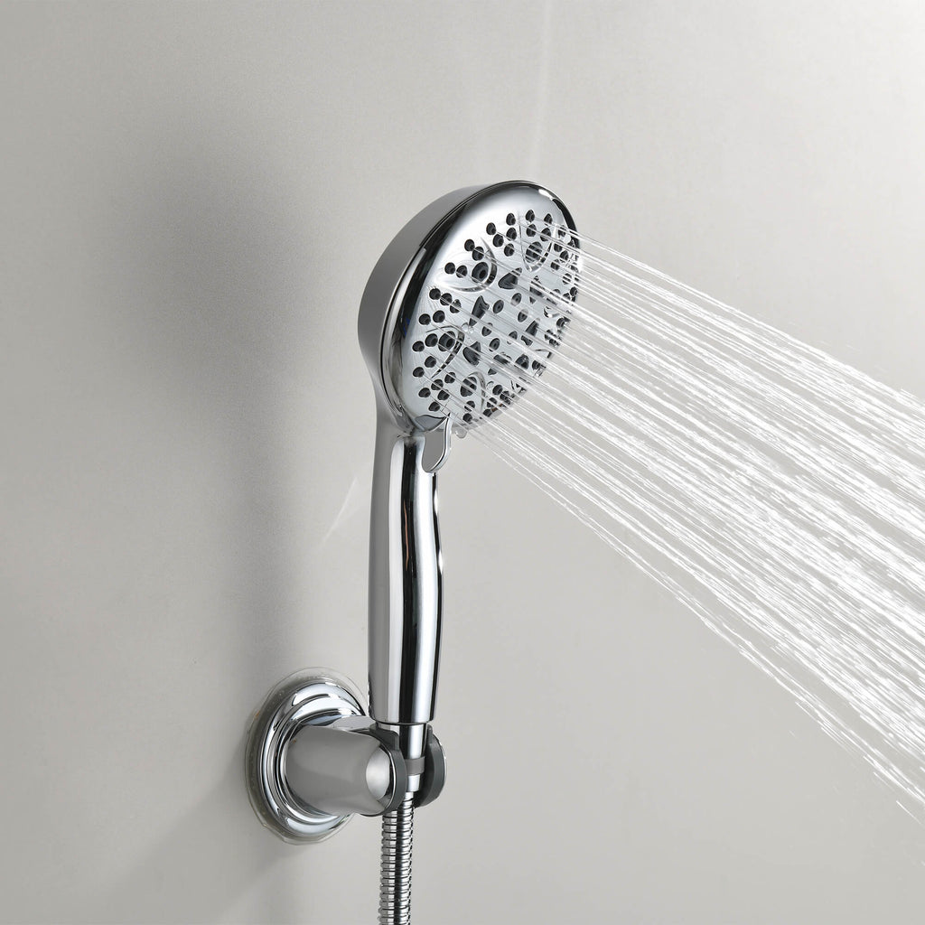 Dual Shower Head Kit with 8-Settings Handheld and Showerhead