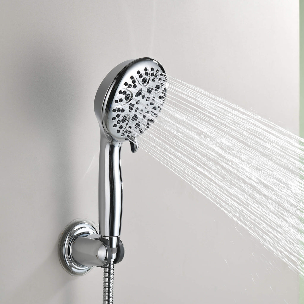 Dual Shower Head Kit with 8-Settings Handheld and Showerhead